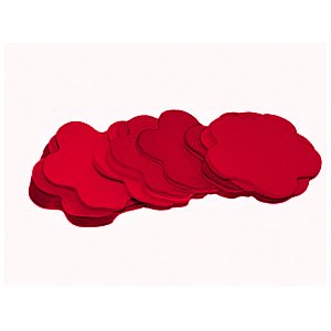 TCM FX Wolno opadające konfetti Kwiaty 55x55mm, red, 1kg 1/1