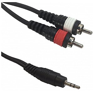 Accu Cable AC-J3S-2RM / 1,5 Adapter 3,5 Jack St / 2x RCA cinch 1/2