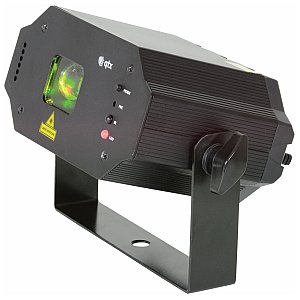 QTX Compact Mini Laser Scanner Red/Green/Yellow, laser dyskotekowy 1/10