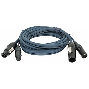 DAP FP-14 Kabel hybrydowy DMX / Zasilanie - PowerCON True1 na 5-pin XLR - 15m 1/1