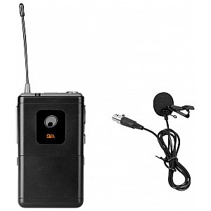 OMNITRONIC UHF-E Series Bodypack 826.1MHz Nadajnik bezprzewodowy + Mikrofon krawatowy 1/1