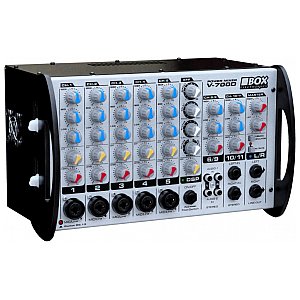 Box Electronics V-700D Ultralekki Powermikser 2x350W 1/2
