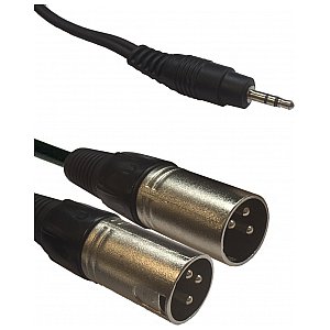 Accu Cable AC-J3S-2XM / 1,5 Adapter 3,5 Jack Stereo do 2x XLR 1/2