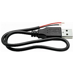 OMNITRONIC Kabel USB-A na 2x gołe przewody 30cm 1/1