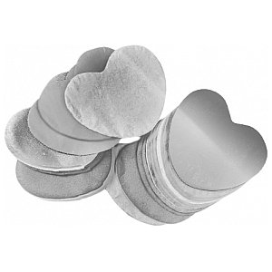 TCM FX Opakowanie konfetti na wagę Metallic Hearts (Serca) 55x55mm, silver, 1kg 1/1