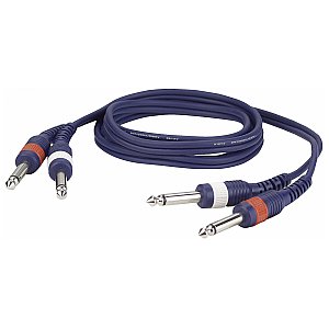 DAP FL22 - Kabel 2 mono Jack L/R > 2 mono Jack L/R 1,5 m 1/1