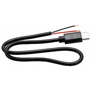 OMNITRONIC Kabel USB-C na 2x gołe przewody 30cm 1/1