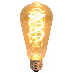 Żarówka dekoracyjna E27 LED 5W ściemnialna ciepła LYYT - bańka ST64 spiral filament 1/5