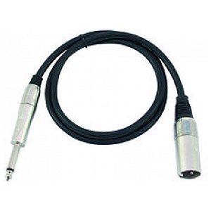 Omnitronic Cable XK-09 XLR-male/ 6,3 plug mono 0,9m 1/4