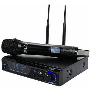 IHOS IWM-100 Mikrofon bezprzewodowy Double True Diversity UHF 863-865MHZ 1/6