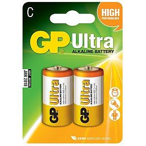 Bateria alkaliczna C (LR14) 1,5V 2 szt. GP Batteries Ultra Alkaline 1/2