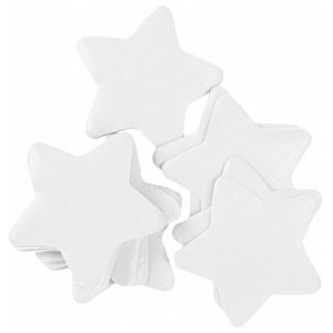 TCM FX Wolno opadające konfetti Gwiazdy 55x55mm, white, 1kg 1/1