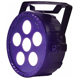 Reflektor PAR LED QTX RGB+UV PAR180 High Power RGB+UV + remote 1/9