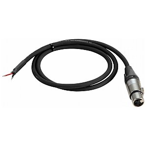 PSSO DMX Kabel XLR 3-pin żeński / gołe przewody 1/1