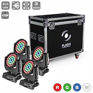 Flash 4x Ruchoma głowa LED Wash 36x10W RGBW 4in1 ZOOM 3 SECTIONS ver.0922 1/8