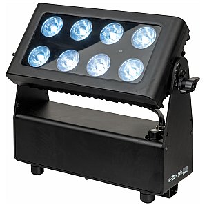 Showtec Helix M1100 Q4 Mobile 8x 10 W RGBW LED (CRMX & WDMX) Naświetlacz LED z zasilaniem bateryjnym 1/9
