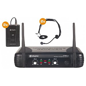 Skytec STWM712H Dwukanałowy zestaw mikrofonowy 1/2