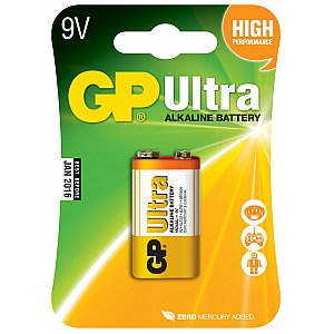 Bateria alkaliczna 9V (PP3) GP Batteries Ultra Alkaline 1/2