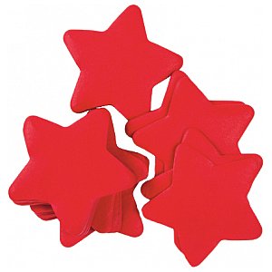 TCM FX Wolno opadające konfetti Gwiazdy 55x55mm, red, 1kg 1/1
