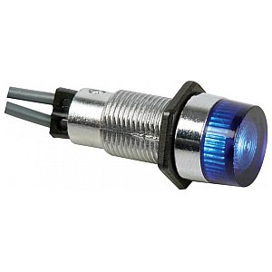 Seder Lampka tablicowa sterownicza, kontrolka ROUND 13mm PANEL CONTROL LAMP 12V BLUE 1/2