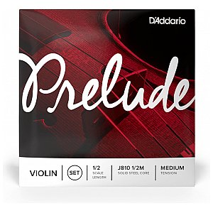 D'Addario Prelude Violin Zestaw strun do skrzypiec 1/2 Medium Tension 1/3