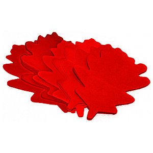 TCM FX Wolno opadające konfetti Liście dębu 120x120mm, red, 1kg 1/1