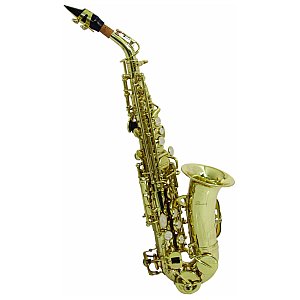 Dimavery SP-20 Bb, saksofon sopranowy, gold 1/3