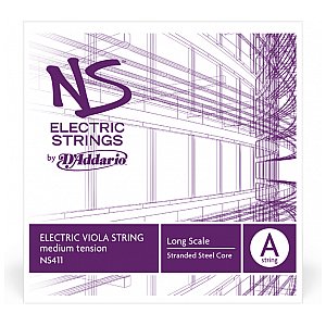 D'Addario NS Electric Struna do altówki A Long Medium Tension 1/2