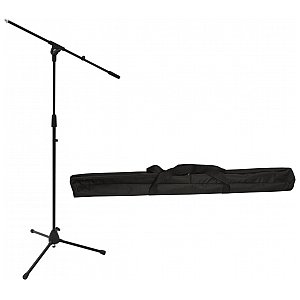 OMNITRONIC Set Microphone Tripod MS-2 with Boom bk + Bag, Statyw mikrofonowy z torbą 1/1