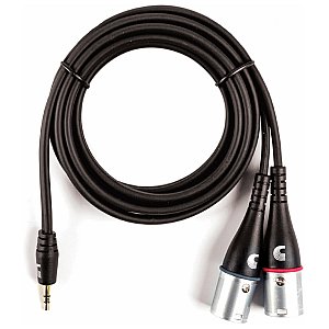 D'Addario Custom Series 1/8” na podwójny kabel audio XLR 1/5