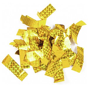 TCM FX Opakowanie konfetti na wagę Metallic rectangular (Prostokąty) 55x18mm, gold, laser effect, 1kg 1/1