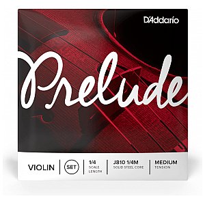 D'Addario Prelude Violin Zestaw strun do skrzypiec 1/4 Medium Tension 1/3