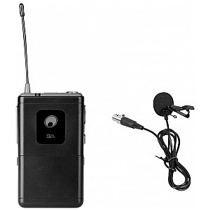 OMNITRONIC UHF-E Series Bodypack 529.7MHz Nadajnik bezprzewodowy + Mikrofon krawatowy 1/1