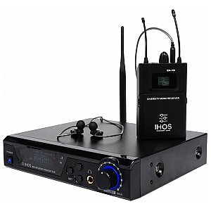 IHOS IEM-100 Bezprzewodowy system odsłuchu dousznego UHF 863-865MHZ 1/6