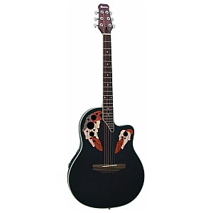 Dimavery OV-500 Roundback, black, gitara akustyczna 1/4
