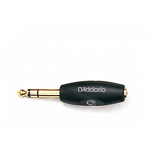 D'Addario 1/8 cala żeńskie stereo na 1/4 cala męski adapter stereo 1/1