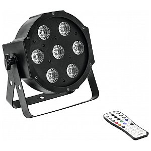Reflektor PAR LED Eurolite LED SLS-7 HCL Floor RGBAW+UV 7x10W Bez migotania 1/10