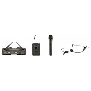 Proel WM600DKIT System bezp.UHF 2x mikrofon + 2xbodypack 1/1