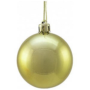 EUROPALMS Deco Ball Dekoracyjne kule, bombki 6cm, gold, metallic 6szt 1/1