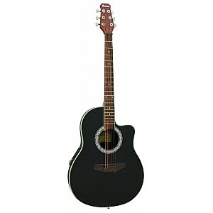 Dimavery RB-300 Roundback, black, gitara akustyczna 1/3