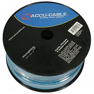 Accu Cable AC-MC / 100R-BL Kabel mikrofonowy na rolce 100 m, niebieski 1/1