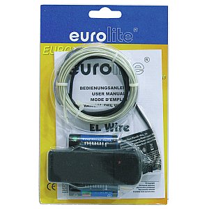 Eurolite EL wire 2mm, 2m, white, 6400K 1/1