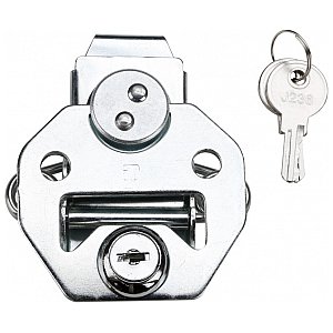 Adam Hall 17250 CL - Large Butterfly Latch, lockable, without Dish 1/1