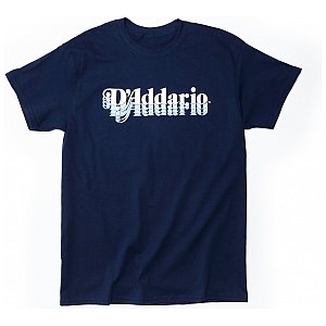 D'Addario Retro Navy Blue T-Shirt, L 1/3