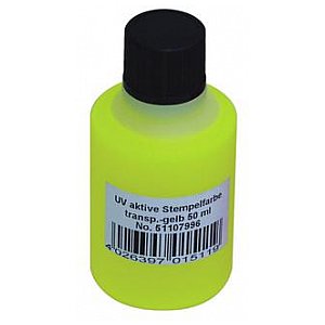 Eurolite UV-active stamp ink, transp. yellow, 50ml 1/1