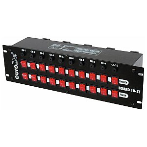 Eurolite Board 10-ST with 10x safety-plug 1/4