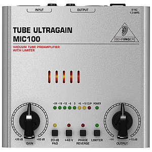 Behringer TUBE ULTRAGAIN MIC100 wzmacniacz mikrofonowy 1/1