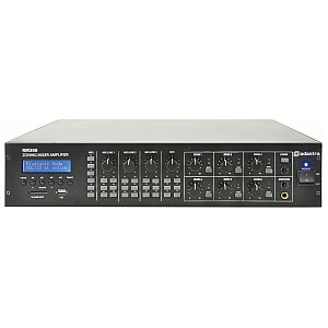 Adastra RM306 6-zone mixer-amplifier + USB/SD/FM/BT, wzmacniacz miksujący 1/4
