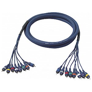 DAP FL65 - Kabel 8 RCA/M > 8 RCA/M 3 m 1/1