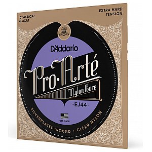 D'Addario EJ44 Pro-Arte Nylon Struny do gitary klasycznej, Extra Hard Tension 1/3
